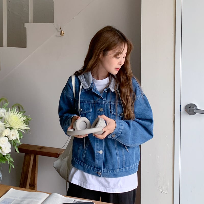 フードデニムジャケット【2色】 | TaskYard