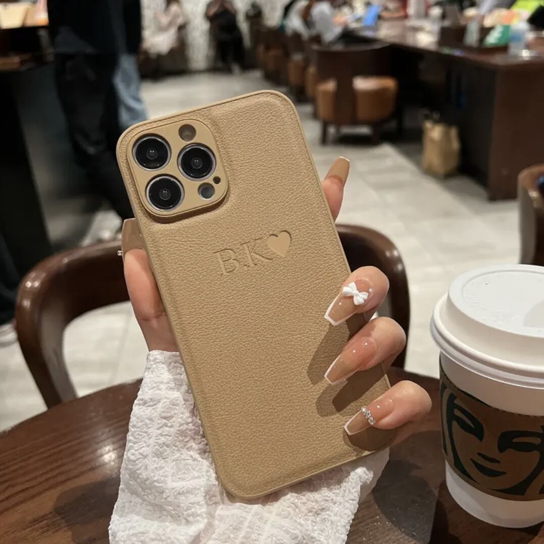 red エンボス文字カスタム iPhoneケース | case shop NICE CASE