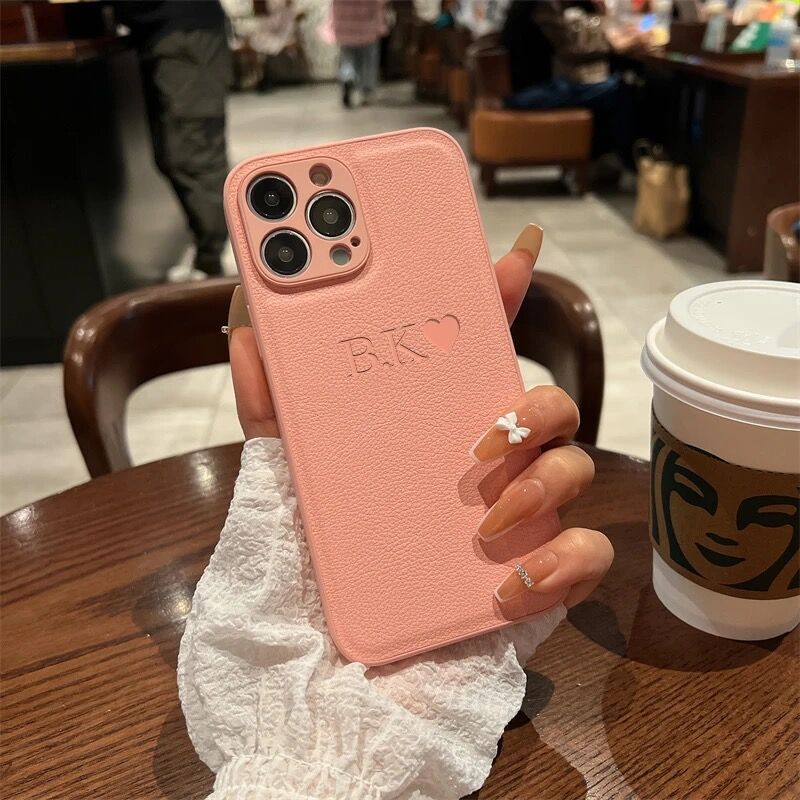 red エンボス文字カスタム iPhoneケース | case shop NICE CASE