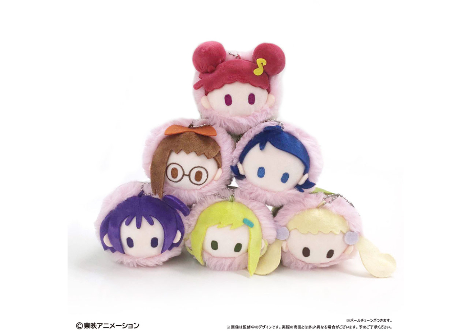 おジャ魔女どれみドッカーン　ハムスターぬいぐるみ　4コセット　中古品 おジャ魔女どれみ ドッカ～ン！ ハムスターぬいぐるみ