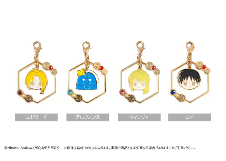 鋼の錬金術師 ピンズ チャーム 鋼の錬金術師 ゆらゆらチャーム | TAPIOCA online shop