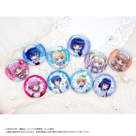 しゅごキャラ！　ラメ缶バッジ パティシエ ver.
