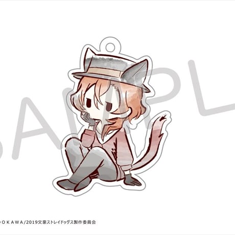 文豪ストレイドッグス　レトロちっくアクリルキーホルダー　ねこずきんver.