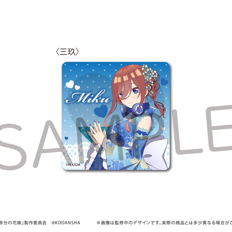 映画五等分の花嫁 グリッターアクリルブロック | TAPIOCA online shop