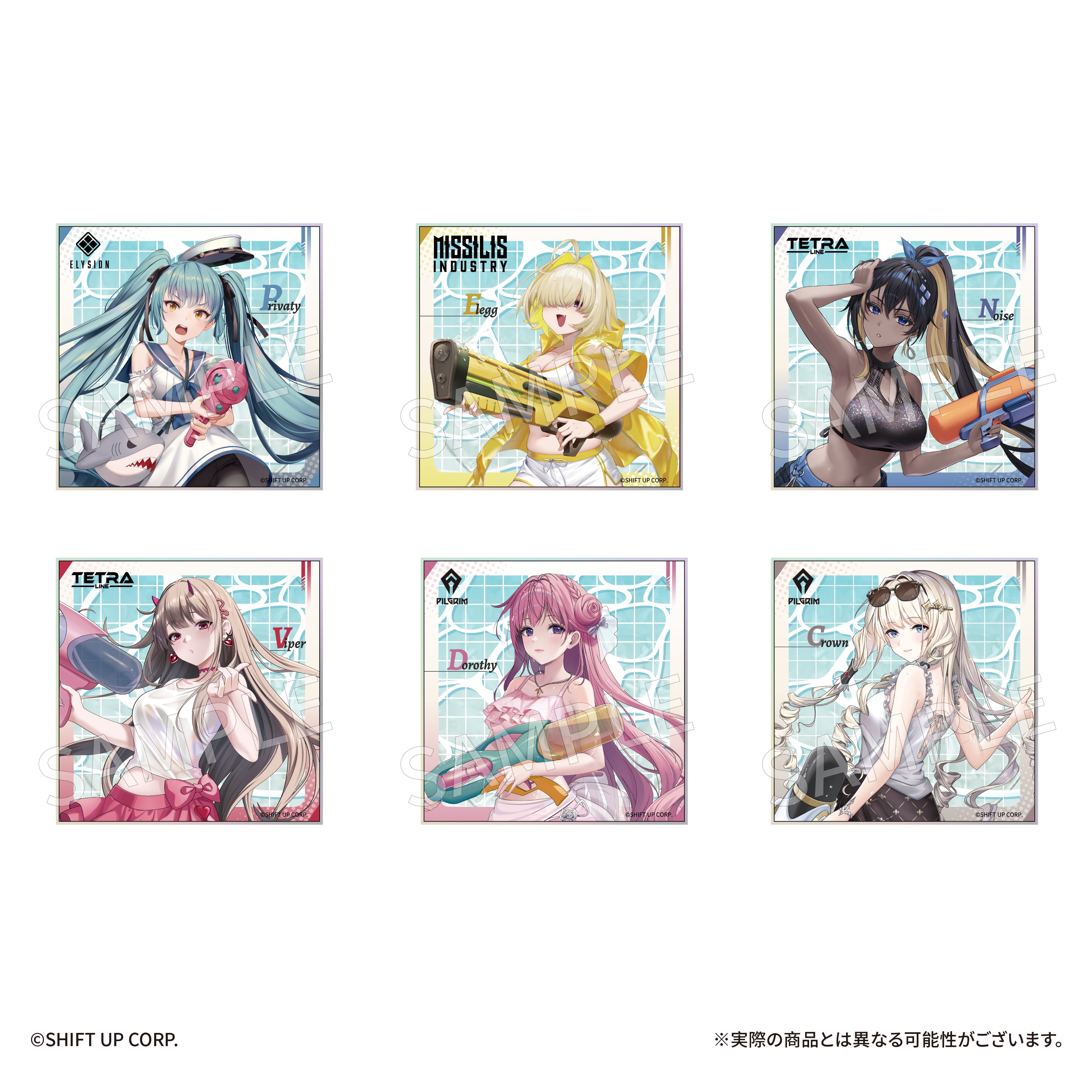 勝利の女神：NIKKE 紅蓮 1/7 【公式ショップ特典 アクリル色紙】 original