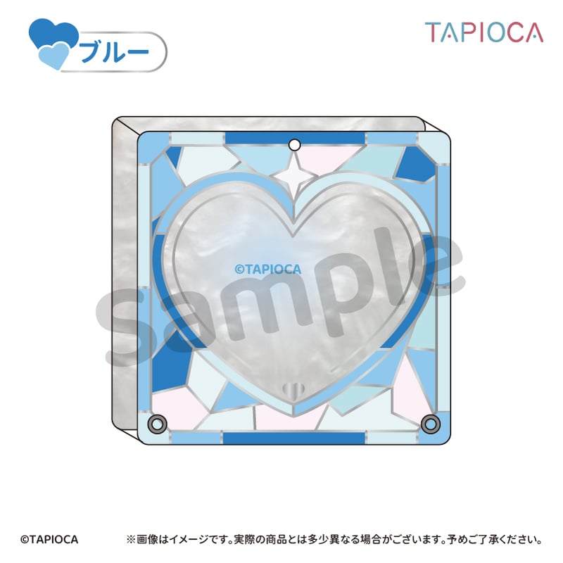 タピオカ オリジナル ステンドグラス風 缶バッジフレーム | TAPIOCA