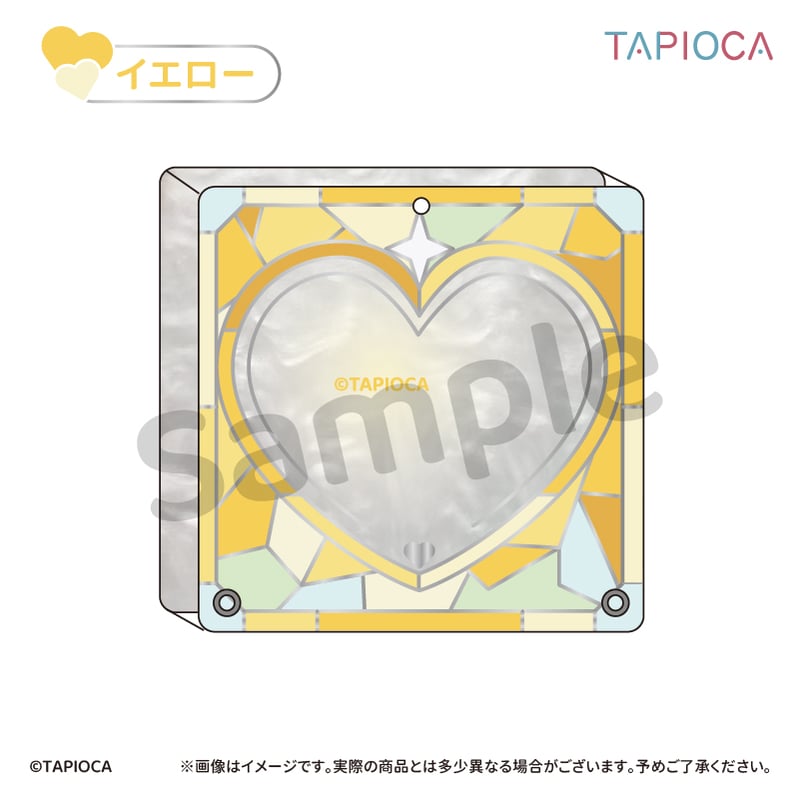 タピオカ オリジナル ステンドグラス風 缶バッジフレーム | TAPIOCA
