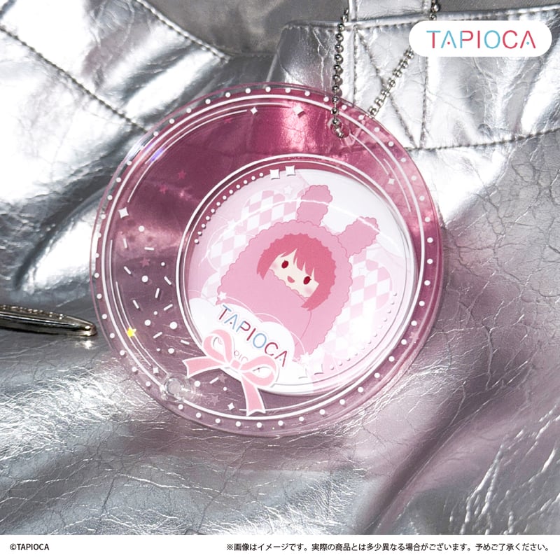 タピオカ オリジナル アクリル缶バッジケース 月型 | TAPIOCA online