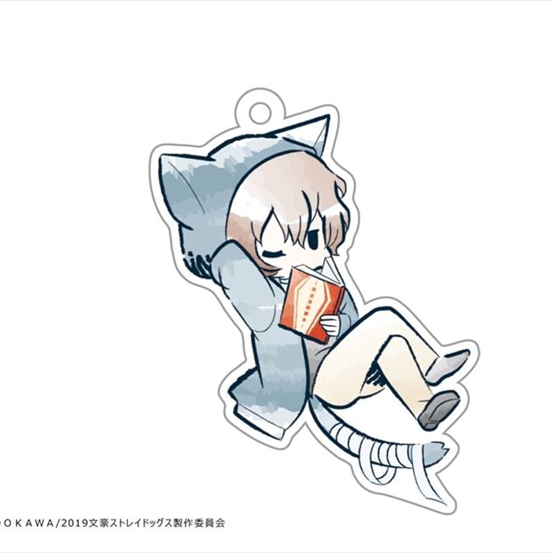 文豪ストレイドッグス レトロちっくアクリルキーホルダー ねこずきん