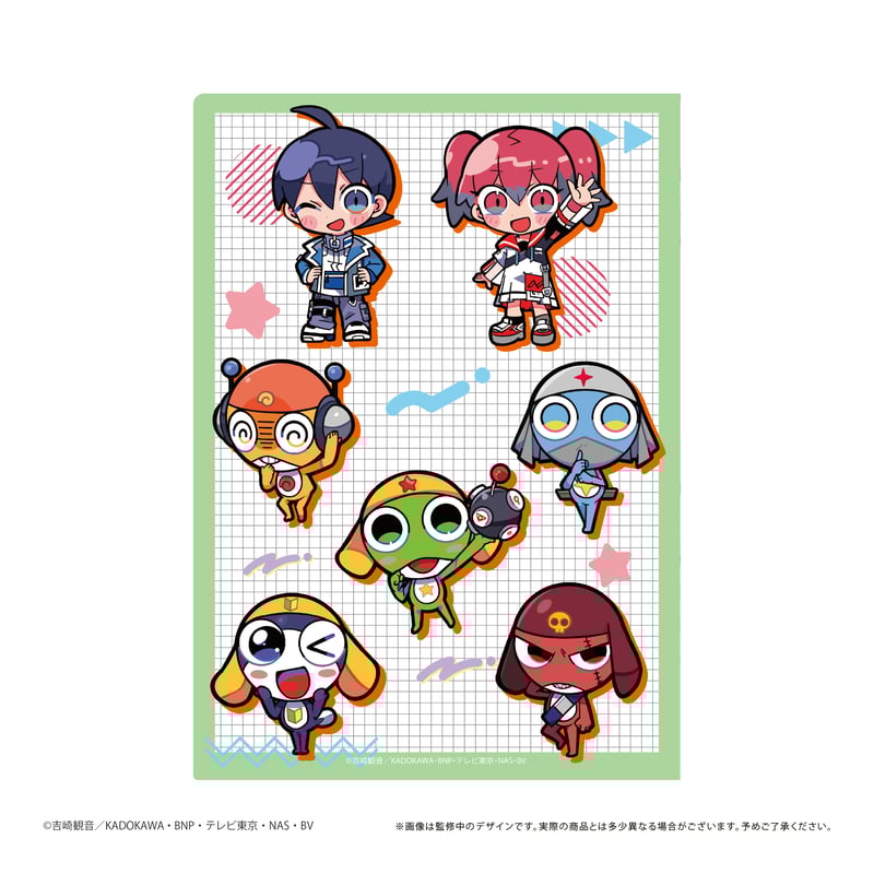 ケロロ軍曹 クリアファイル | TAPIOCA online shop｜アニメグッズの