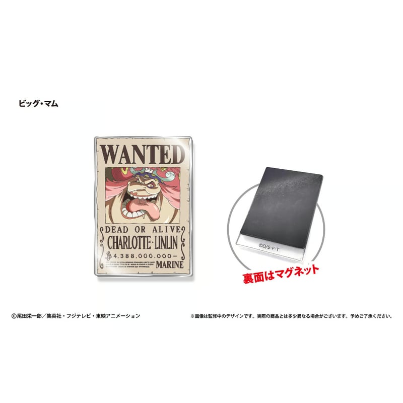 ONE PIECE アクリル手配書マグネット Vol.2 | TAPIOCA online shop