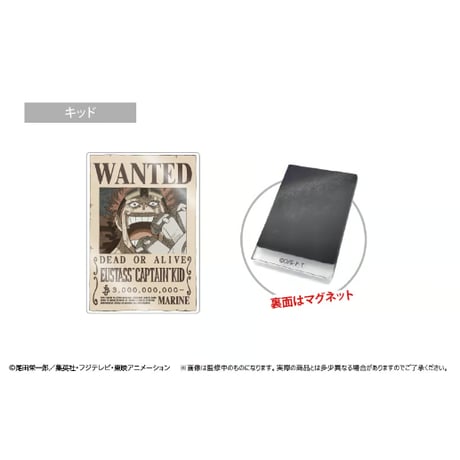 ONE PIECE　アクリル手配書マグネット Vol.3