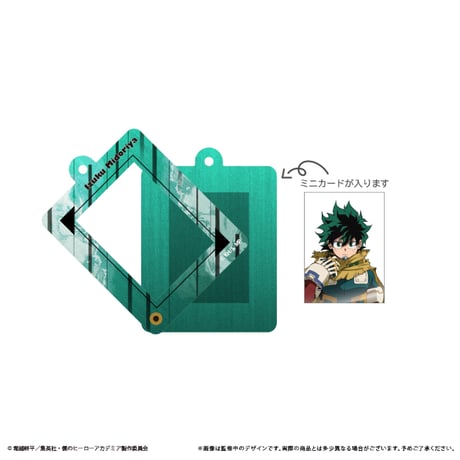 僕のヒーローアカデミア　ミニフォトフレームアクリルキーホルダー