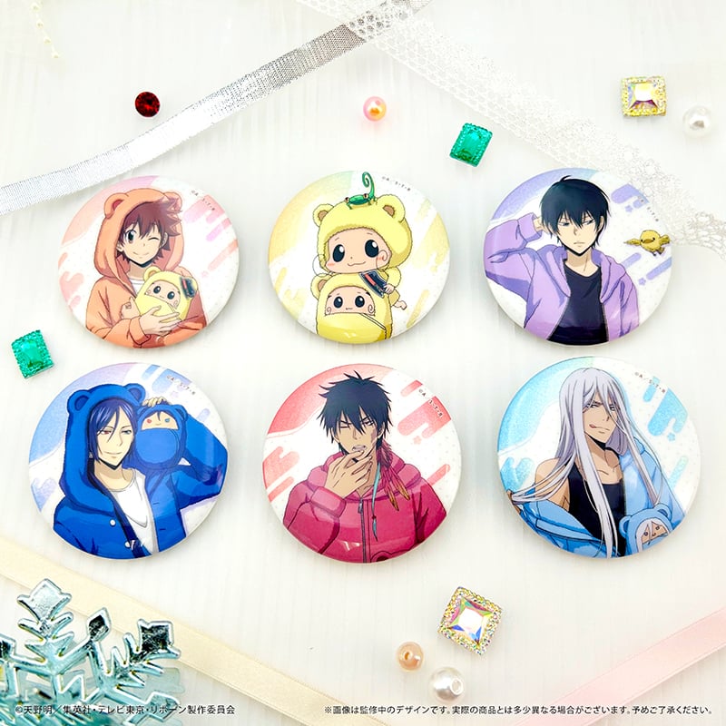 家庭教師ヒットマンREBORN! ラメ缶バッジ くるみパジャマ ver