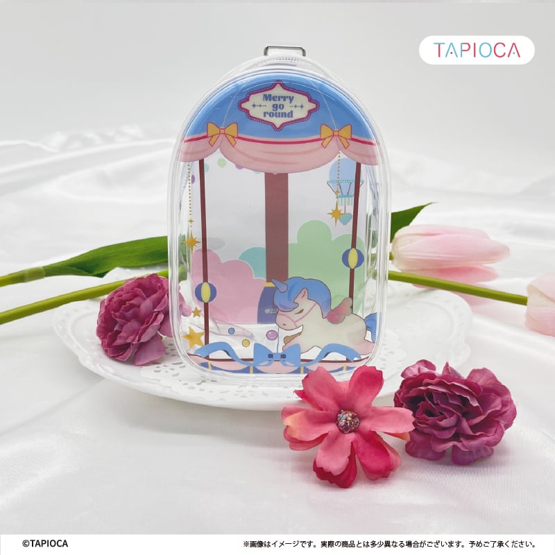 タピオカ オリジナル メリーゴーランド クリアポーチ | TAPIOCA online
