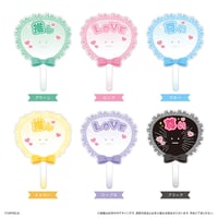 タピオカ　オリジナル　推しうちわ ぬいデコver.
