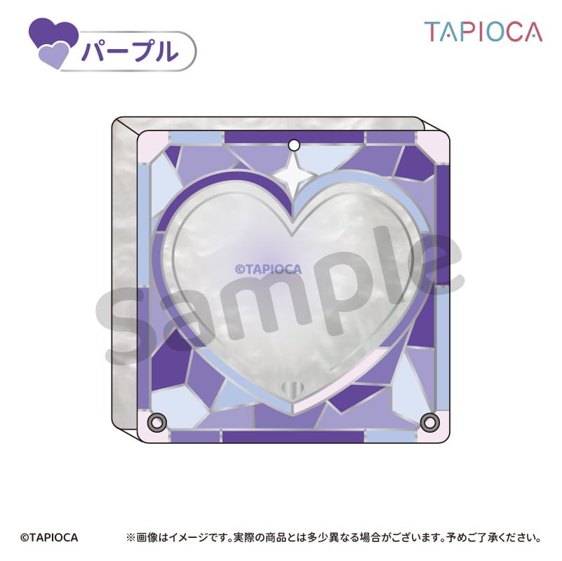タピオカ オリジナル ステンドグラス風 缶バッジフレーム | TAPIOCA
