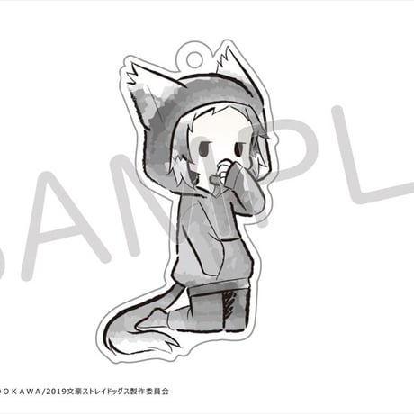 文豪ストレイドッグス　レトロちっくアクリルキーホルダー　ねこずきんver.