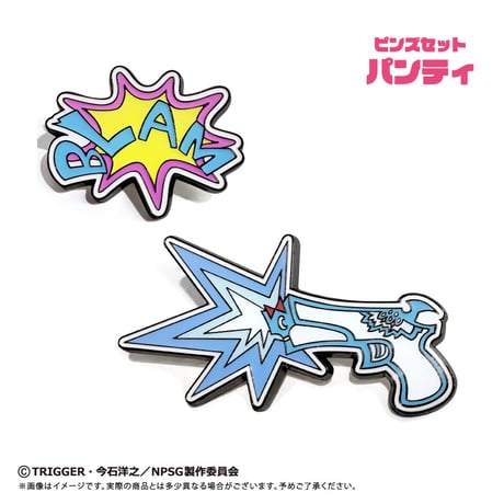 New PANTY ＆ STOCKING with GARTERBELT　ピンズセット