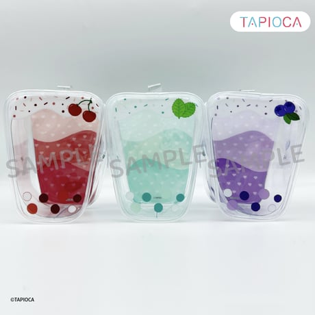 タピオカ　オリジナル　ミルクティ クリアポーチ