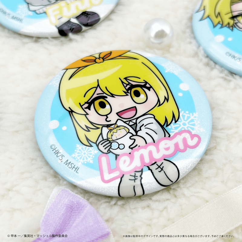 マッシュル-MASHLE- ミニキャララメ缶バッジ White Winter Ver. | T