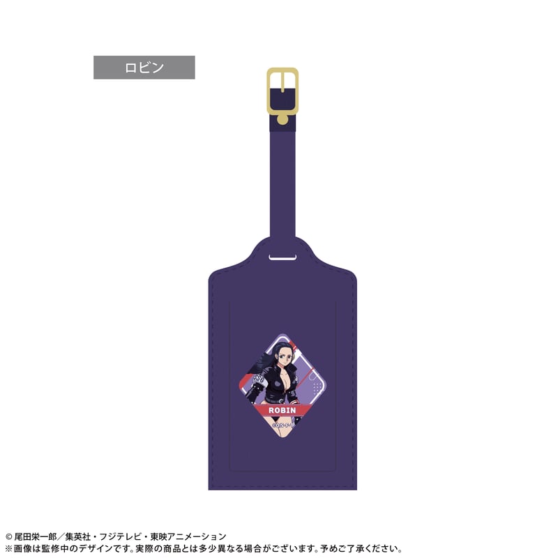 ONE PIECE レザーラゲッジタグ エッグヘッドver. | TAPIOCA online