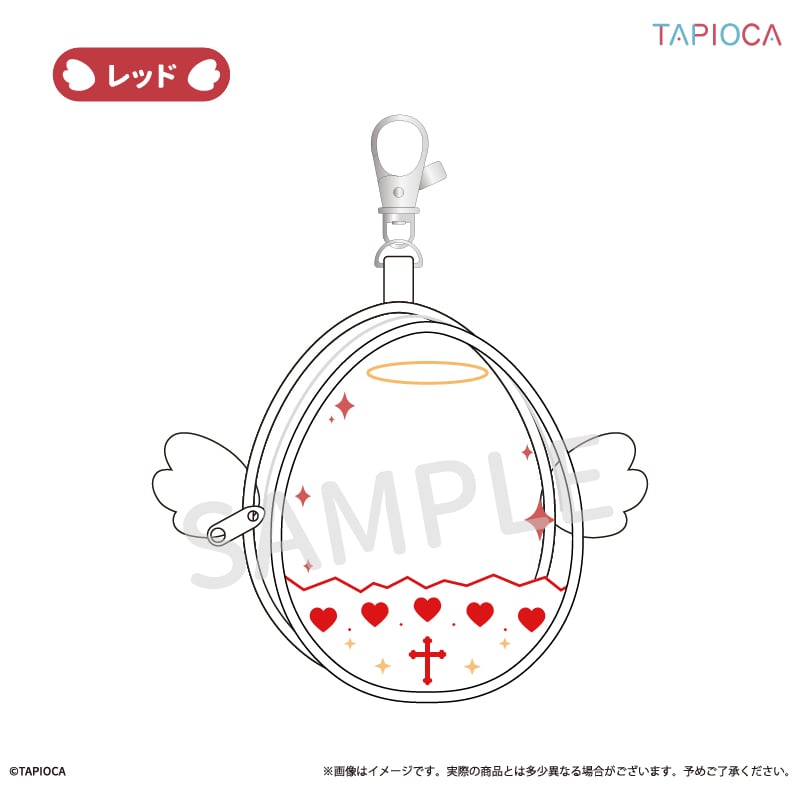 タピオカ オリジナル たまご型クリアポーチ | TAPIOCA online shop