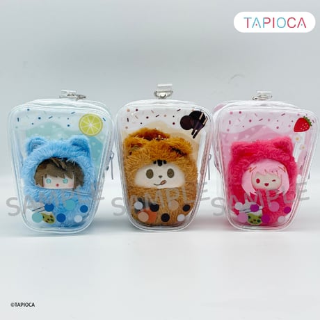 タピオカ　オリジナル　ミルクティ クリアポーチ
