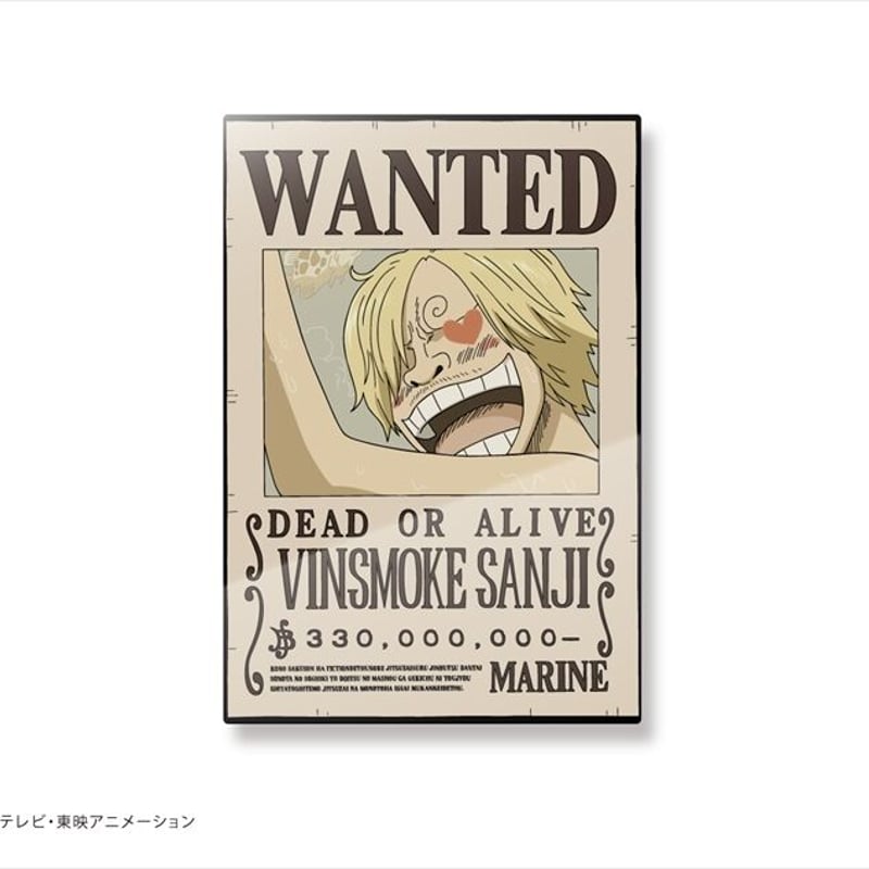 ワンピース 手配書 マグネット ワンピース アクリル手配書マグネット 6種 - マイルストン
