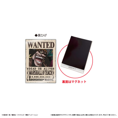 ONE PIECE　アクリル手配書マグネットvol.4