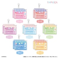 タピオカ　オリジナル　カフェ風　クリアポーチ