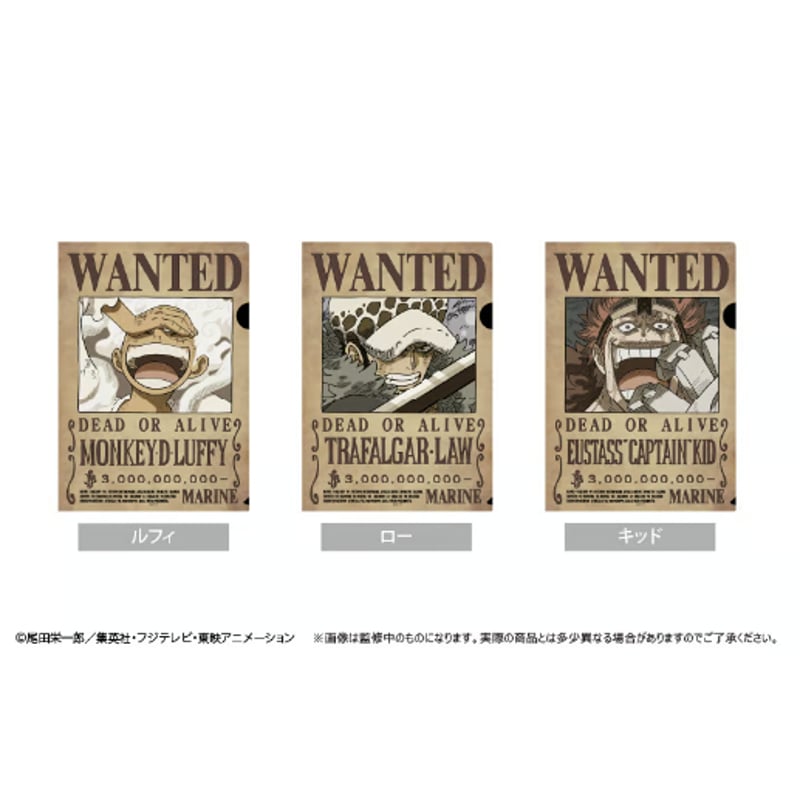 ONEPIECE 手配書 ONE PIECE 手配書トリックファイル Vol.3 | TAPIOCA online sh