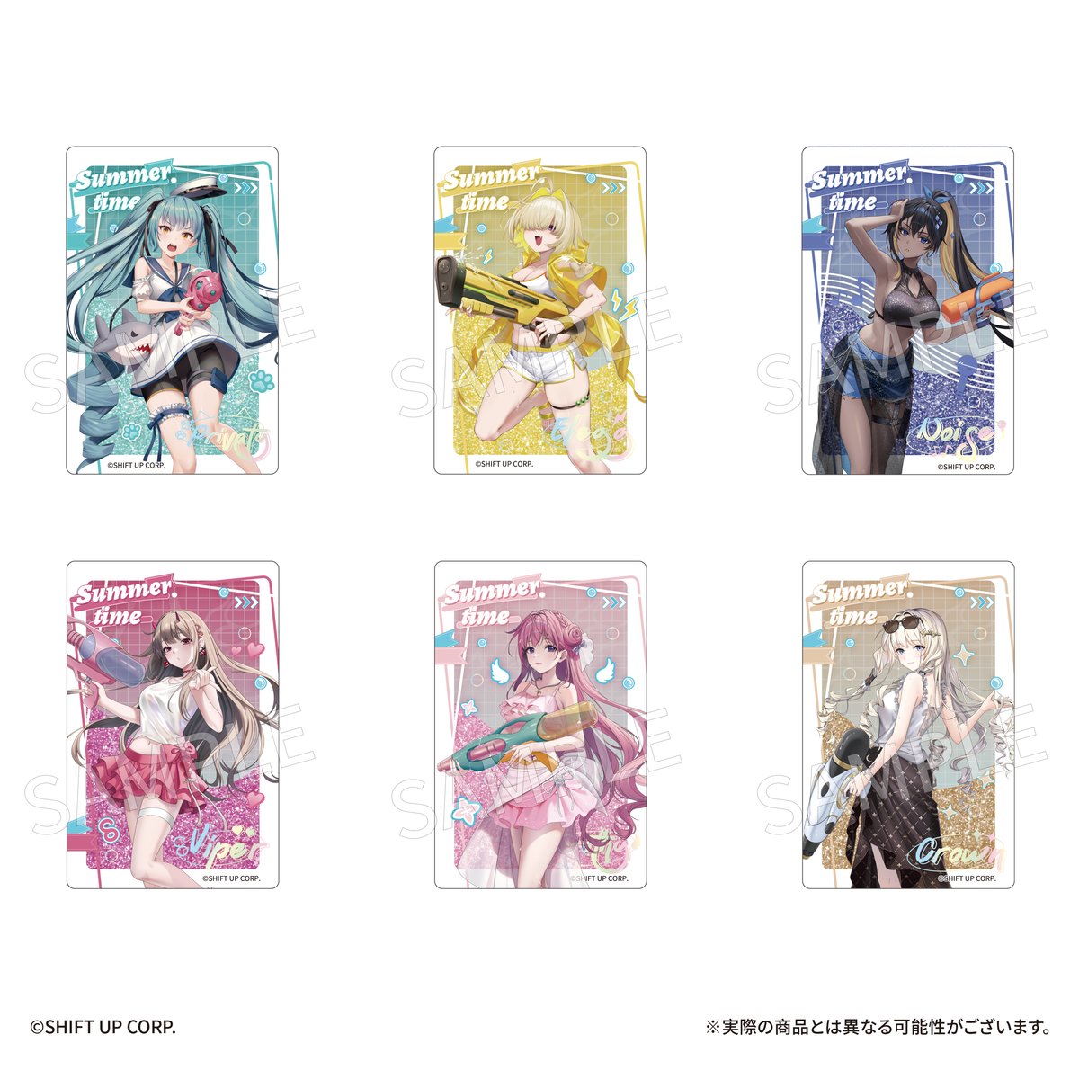 C106 コミケ限定 勝利の女神 NIKKE アクリルブロック3種 C106 コミケ