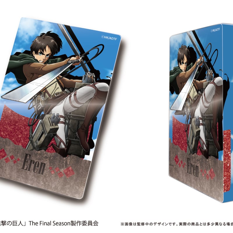 進撃の巨人 グリッターアクリルブロック | TAPIOCA online shop