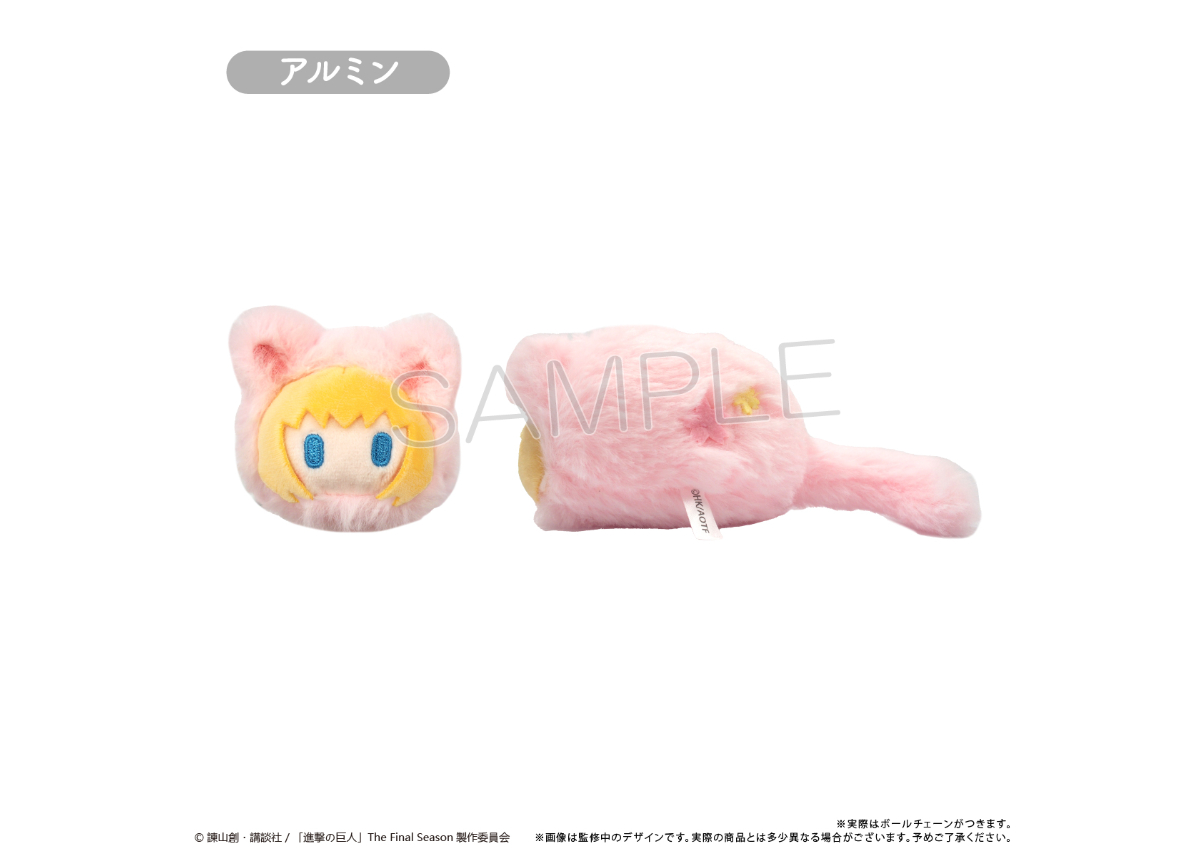 進撃の巨人 ぬいぐるみ はるにゃんこたぴぬい リヴァイ 進撃の巨人 はるにゃんこたぴぬい | TAPIOCA online shop