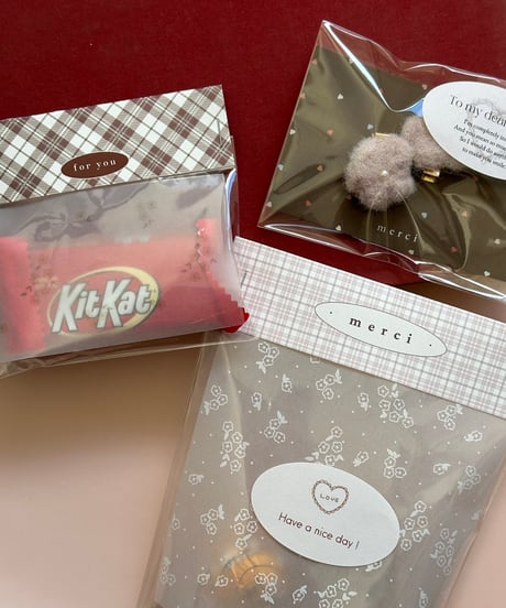 "merci”message card/header 10P