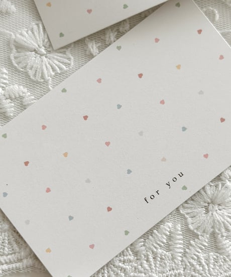 🩵🩷"for you”message card/header 10P