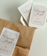 🎀 square sticker 10P ”Especially for you”