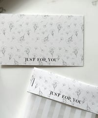 🌿"just for you”message card/header 10P