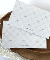 "merci" message card/header 10P
