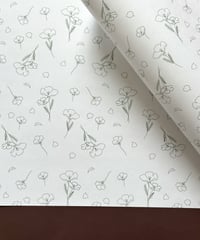 🌿A4 wrapping paper "flower"