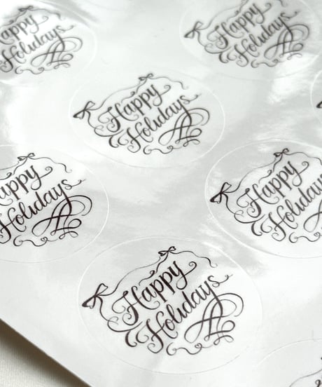 【再販】🎄 Happy Holidays sticker 15P