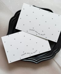 thank you message card 10P