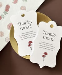 🌹"Thanks mom!”tag 10P