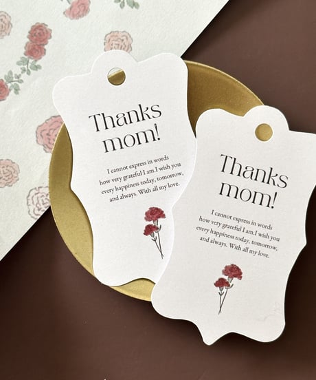 🌹"Thanks mom!”tag 10P
