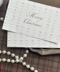 🎄"Merry Christmas ”message card 10P