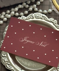 🎄"Joyeux noël ”message card 10P