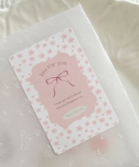 🎀🌸 wrapping sticker 10P ”Just for you”