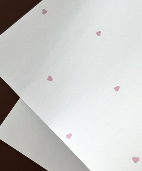 🤍A3 wrapping paper "rondom heart"