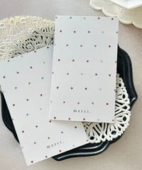 "merci” card 10P